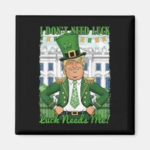 St Patricks Day Trump Republikanisches Kleeblatt I Magnet