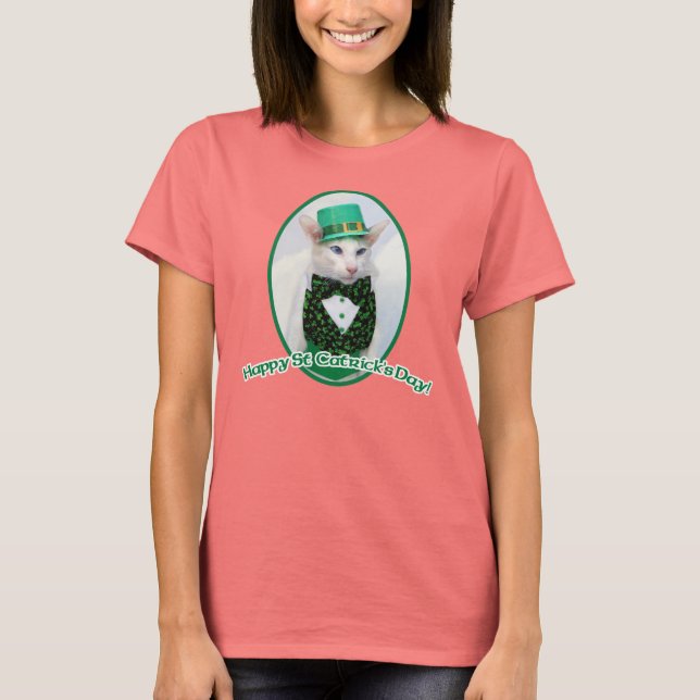 St Patricks Day Tshirt von Skeezix McCat (Vorderseite)