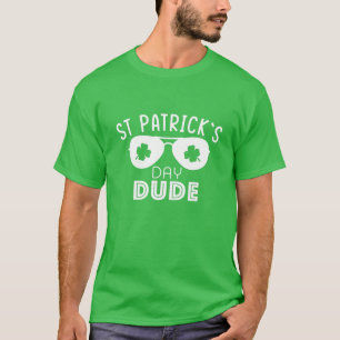 St Patrick's Day Typ Sonnenbrille mit Shamro T-Shirt