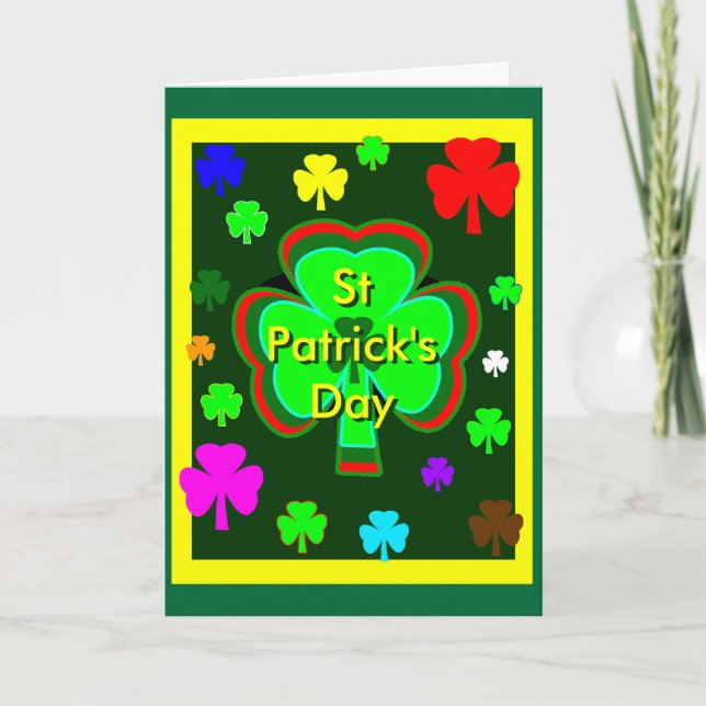 St Patrick's Day UCreate Vorlagen3a Karte (Vorderseite)