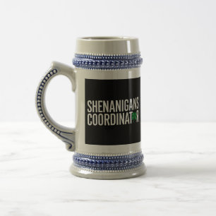 St. Patrick's Day Unfug-Koordinator Bierglas