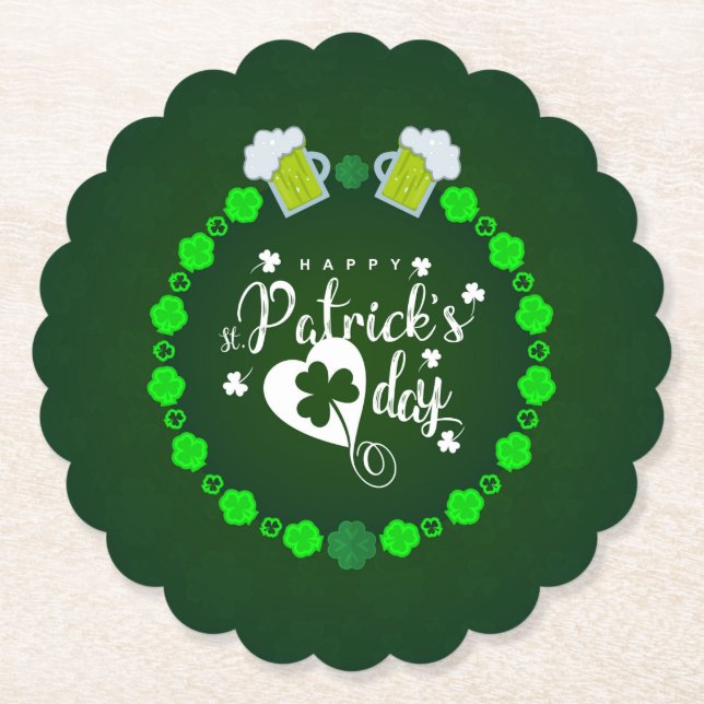 St. Patrick's Day Untersetzer (Vorderseite)