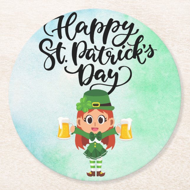 St. Patrick's Day Untersetzer (Vorderseite)