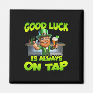 St Patricks Day Viel Glück ist immer auf Gestochen Magnet