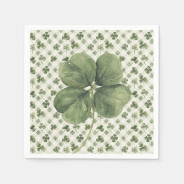  St Patrick's Day Vierblattklee  Serviette