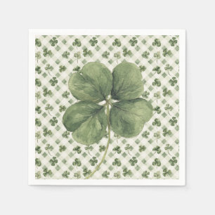  St Patrick's Day Vierblattklee  Serviette