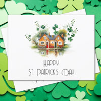 St. Patrick's Day Vierblättriges Kleeblatt House R