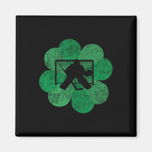 St Patricks Day Vierblättriges Kleeblatt - Lucky H Magnet