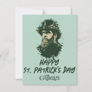 St. Patrick's Day Vintages Kleeblatt personalisier