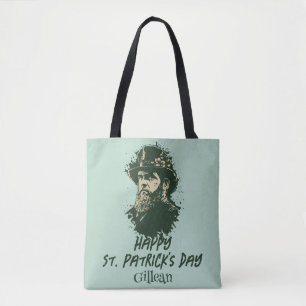 St. Patrick's Day Vintages Kleeblatt personalisier Tasche