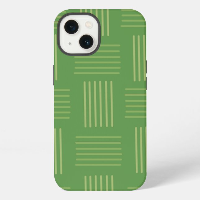 St. Patrick's Day Weave iPhone Hülle (Rückseite)