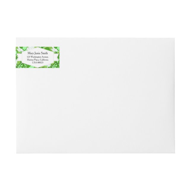 St. Patrick's Day Wedding Green Kleeblatt Irland (Vorderseite)
