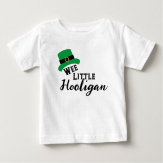 St. Patrick's Day - Wee Little Hooligan Design T-S Baby T-shirt