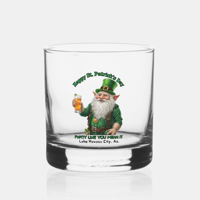 St. Patrick's Day Whiskyglas (Vorderseite)