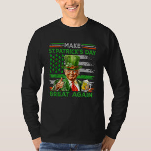 St. Patrick's Day wieder eine große Fahne T-Shirt