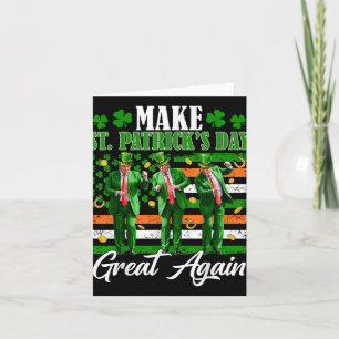 St Patricks Day wieder groß Trump tanzen USA Karte
