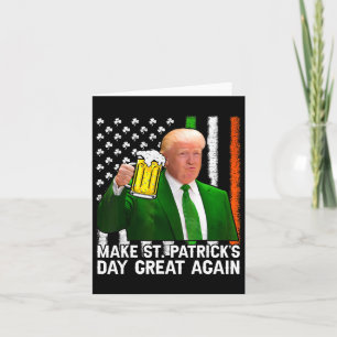 St. Patrick's Day wieder großartig Flag Funny mach Karte