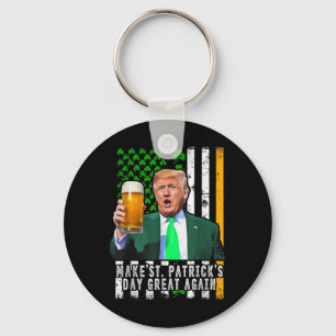 St Patricks Day wieder großartig Irish American Schlüsselanhänger