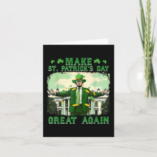 St. Patricks Day wieder großartig Trump Karte