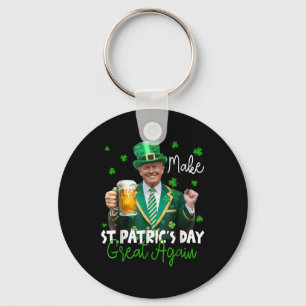 St Patricks Day wieder zum großen amerikanischen K Schlüsselanhänger