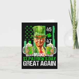 St Patricks Day wieder zum großen Kleeblatt für Tr Karte