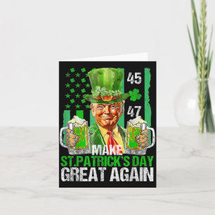 St Patricks Day wieder zum großen Kleeblatt für Tr Karte