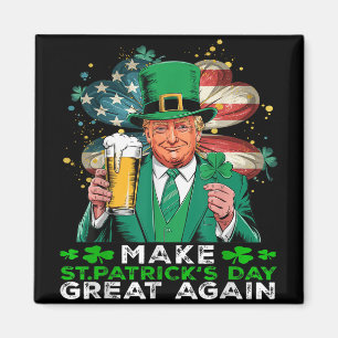 St Patricks Day wieder zum großen Kleeblatt für Tr Magnet