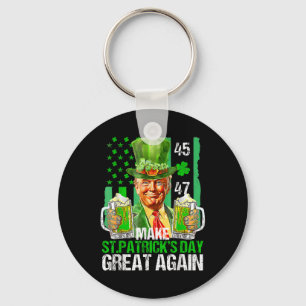 St Patricks Day wieder zum großen Kleeblatt für Tr Schlüsselanhänger