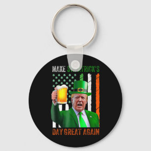St Patricks Day wieder zum großen Kleeblatt für Tr Schlüsselanhänger