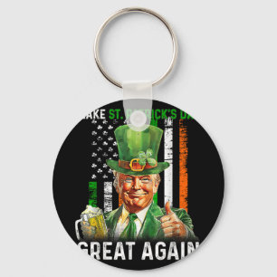 St Patricks Day wieder zum großen Kleeblatt für Tr Schlüsselanhänger