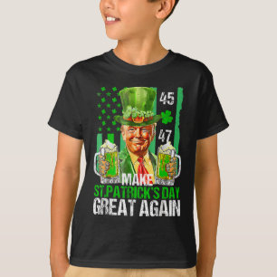 St Patricks Day wieder zum großen Kleeblatt für Tr T-Shirt