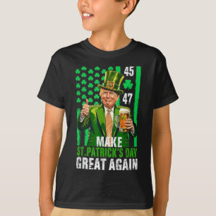 St Patricks Day wieder zum großen Kleeblatt für Tr T-Shirt