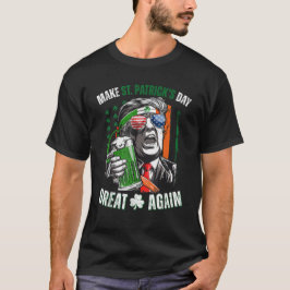 St. Patrick's Day wieder zum großen Trump-Kleeblat T-Shirt