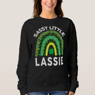 St Patricks Day Women Baby Kleinkind Sassy Little Sweatshirt