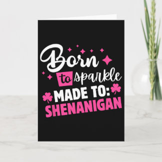 St Patricks Day Women Shamrock Saint Patricks Day  Karte