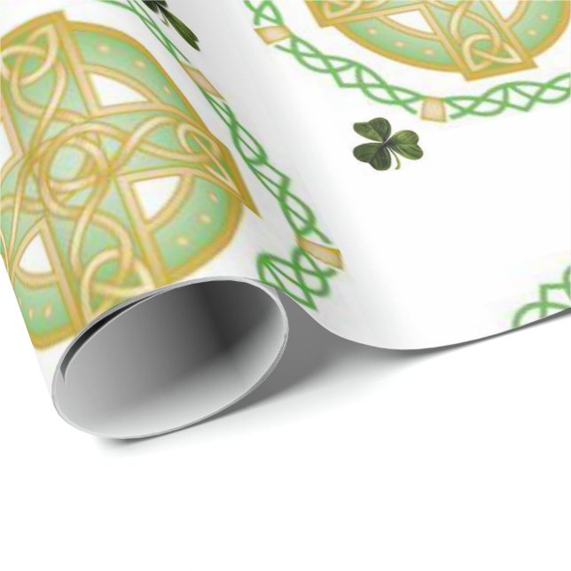 St. Patrick's Day Wrapping Paper Geschenkpapier (Rolleneckpunkt)
