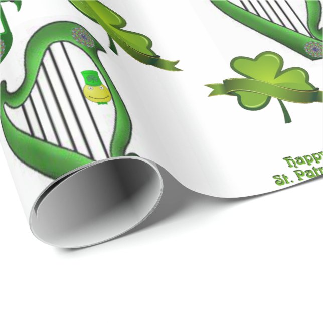 St. Patrick's Day Wrapping Paper Geschenkpapier (Rolleneckpunkt)