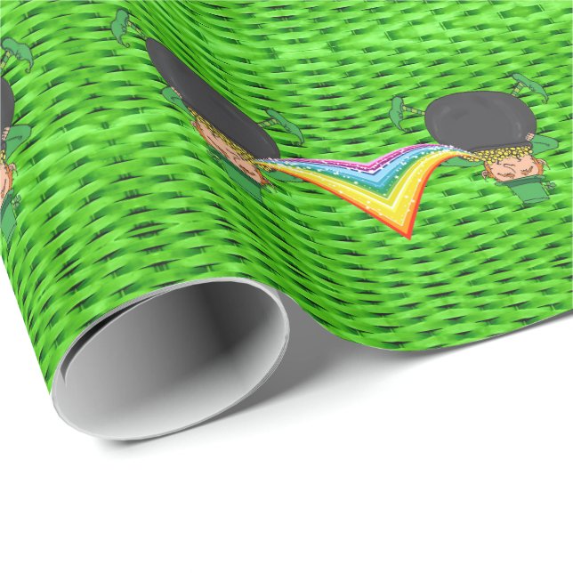 St. Patrick's Day Wrapping Paper Geschenkpapier (Rolleneckpunkt)