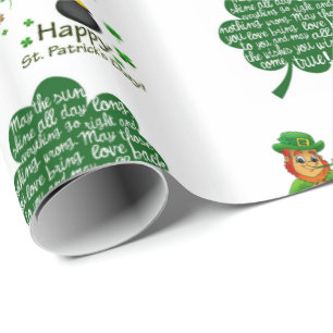 St. Patrick's Day Wrapping Paper Geschenkpapier