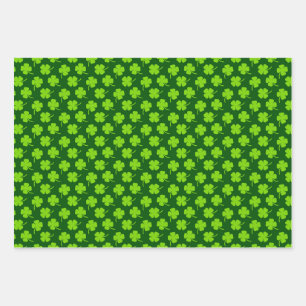 St. Patrick's Day Wrapping Paper Geschenkpapier Set