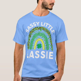 St Patricks DayGirls Baby Kleinkind Sassy Little L T-Shirt