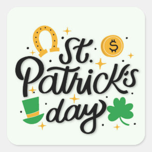 St Patricks DaySquare Sticker