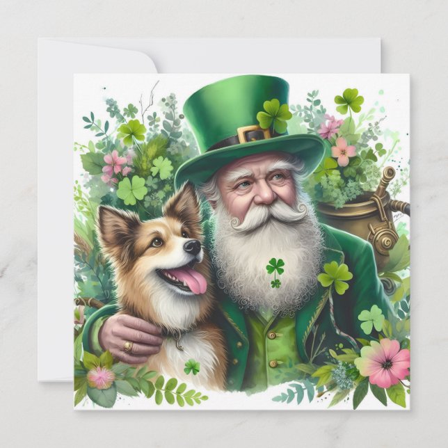 St. Patrick's  Feiertagskarte (Vorderseite)