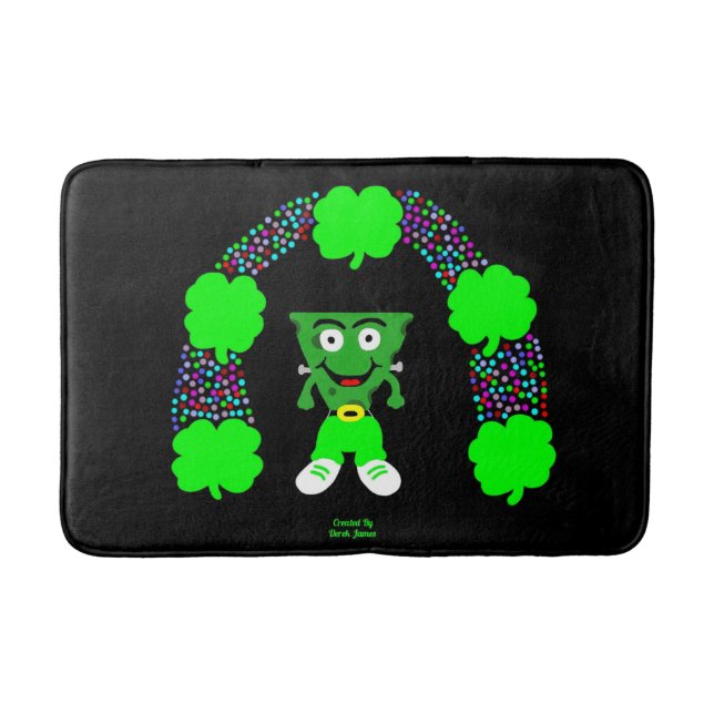 St. Patrick's FrankenCheese Medium Bath Mat Badematte (Vorderseite)