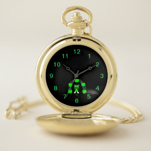St. Patrick's FrankenCheese Pocket Watch Taschenuhr