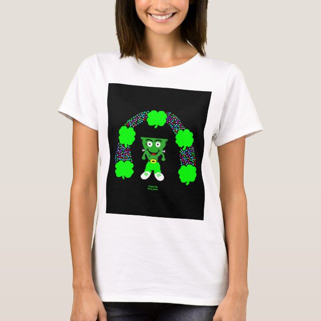 St. Patrick's FrankenCheese Women's White T Shirt (Vorderseite)