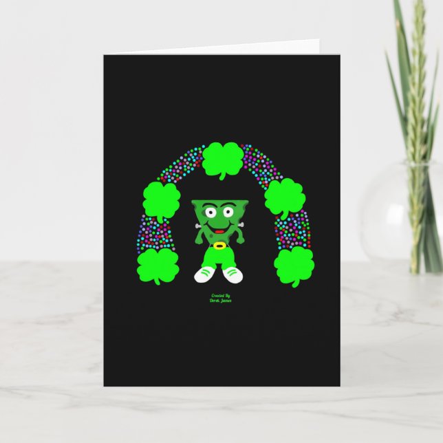 St. Patrick's FrankenKäse Grußkarte Karte (Vorderseite)