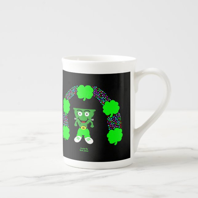 St. Patrick's FrankenKäse Knochen China Tasse (Rechts)