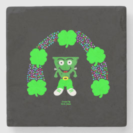 St. Patrick's FrankenKäse Marble Stone Untersetzer