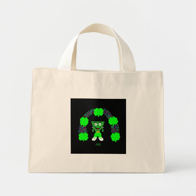 St. Patrick's FrankenKäse Tiny Tote Bag Mini Stoffbeutel (Vorne)